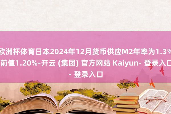 欧洲杯体育日本2024年12月货币供应M2年率为1.3% 前值1.20%-开云 (集团) 官方网站 Kaiyun- 登录入口